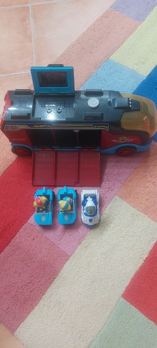 Camiao patrulha pata com 3 carros
