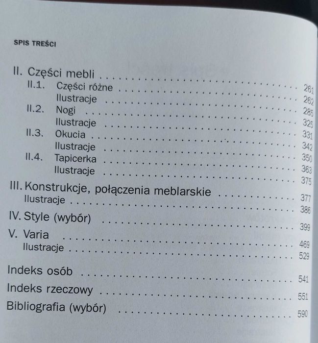 Słownik terminologiczny mebli, Izydor Grzeluk, unikat