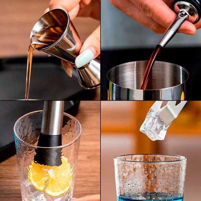 Набор для бара Youchen MC-MM12 из 12 предметов с подставкой