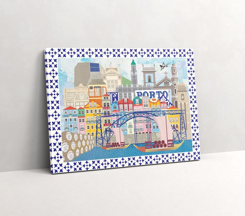 Tela "Porto" 70x50cm / 50x35cm