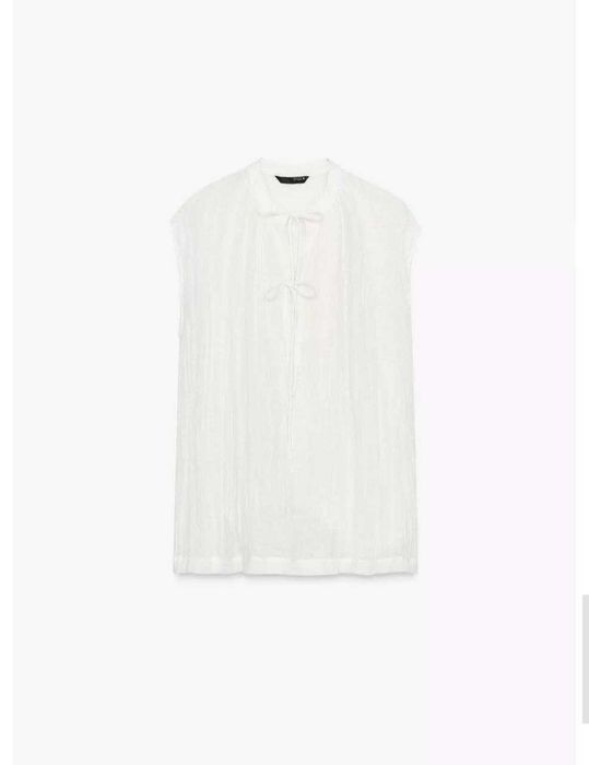 Топ з льону zara m