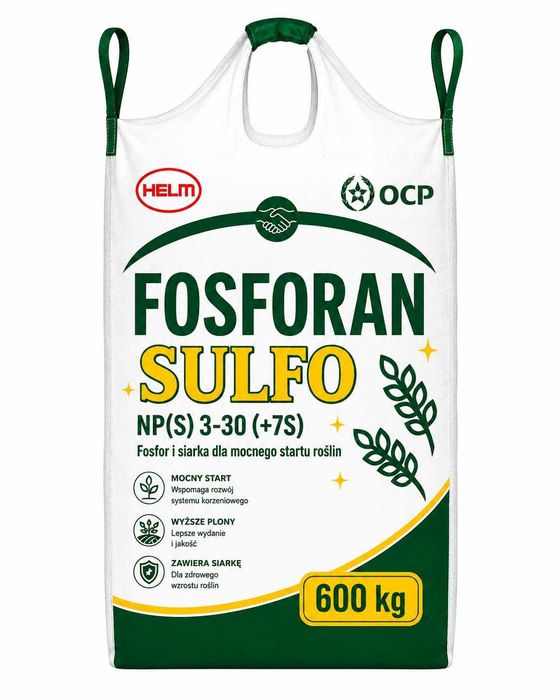 Nawóz FOSFORAN 3-30 +7%S bb DAP MAP