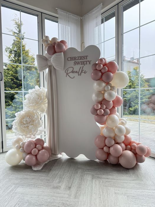 Dekoracje sal, dekoracje balonowe,ścianki do zdjęć balonowe