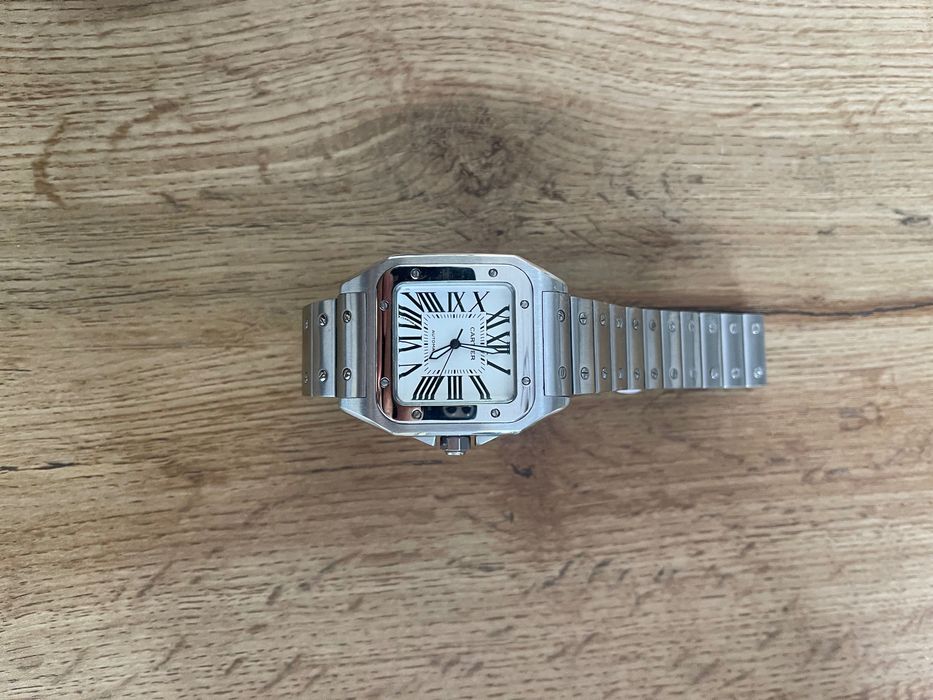 Cartier Santos aço