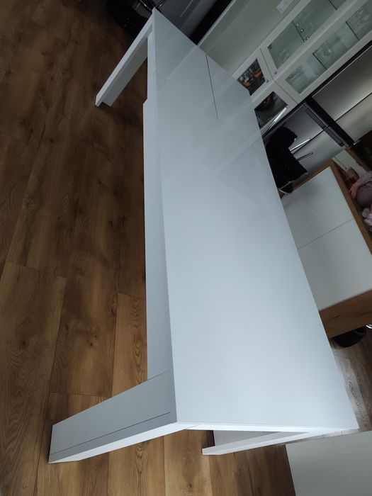 Stół biały połysk rozkładany