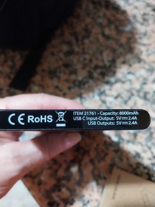 Power bank novo 8000mpa