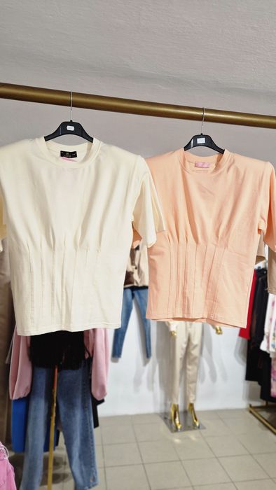 Bluzka tshirt gorset wiosna Millagro Varlesca chicaca XS S M