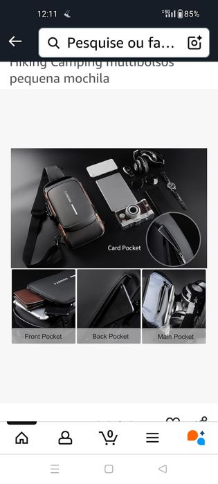 Mochila impermeável fashion , Nova.