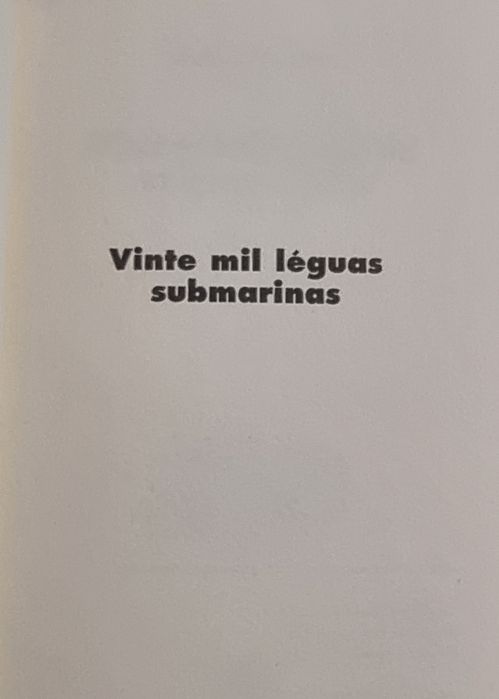 Vendo três livros de Julio Verne