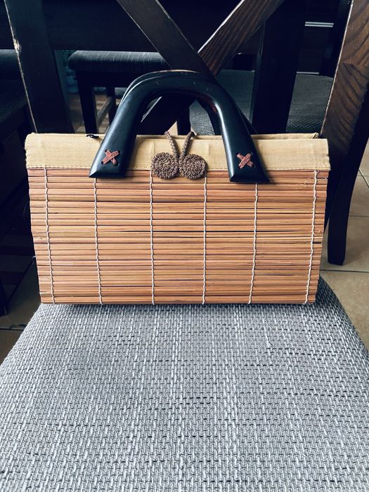 Torebka w stylu vintage z bambusa