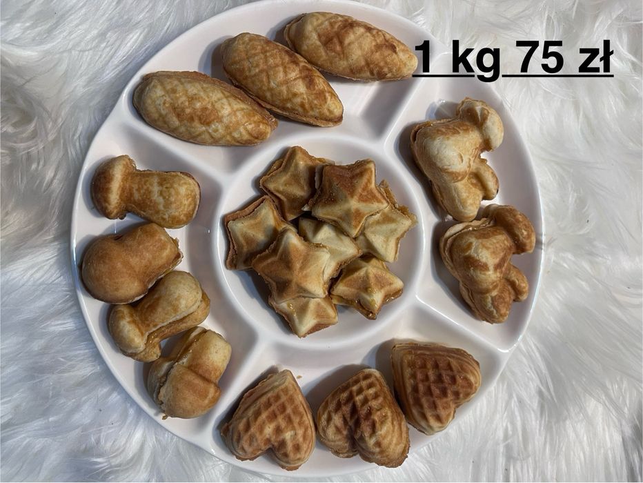 Ciasteczka orzeszki, szyszki, grzybki i inne kstalty