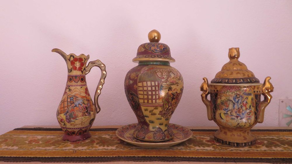 Potes chineses estilo Royal Satsuma