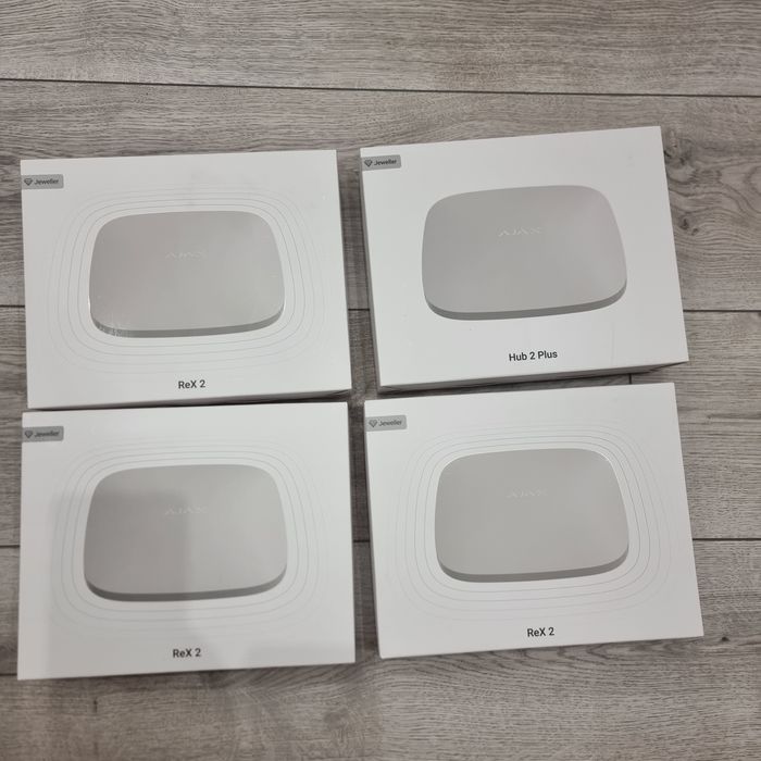 Ajax HUB 2 plus (lte) та  Rex 2