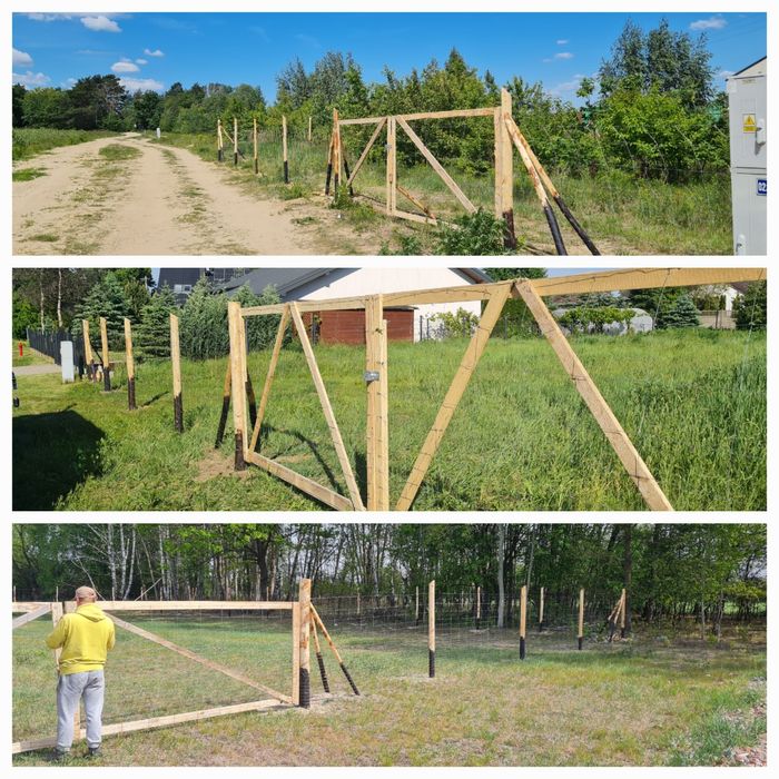 15zł - mb Ogrodzenie  na czas budowy tymczasowe  , budowlane ,leśne   wars