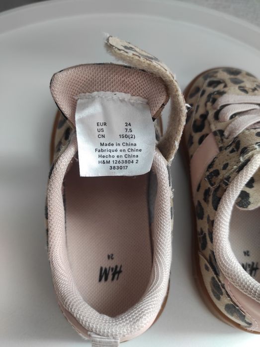 Кеди h&m (на олх доставці), 24 розмір, устілка 15 см