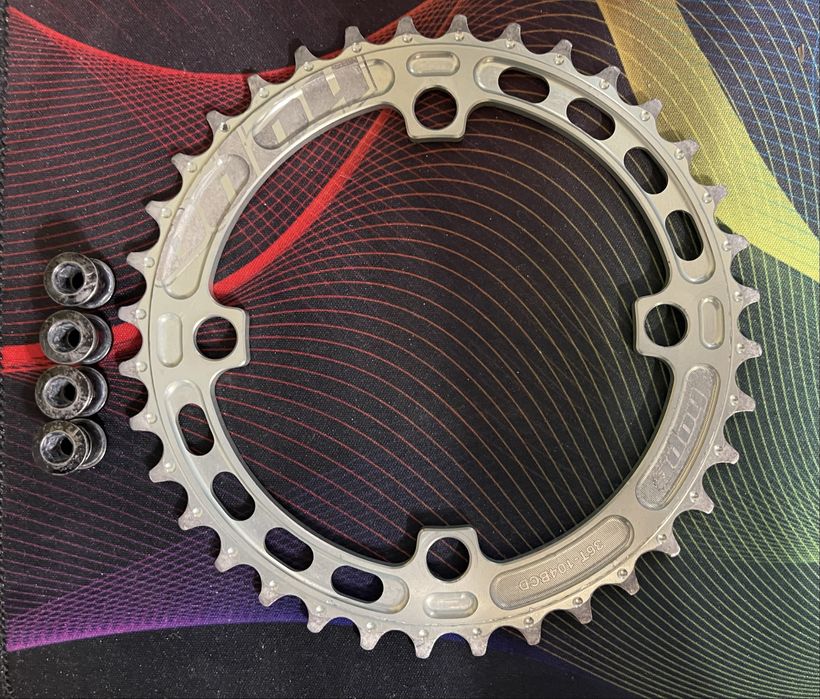 Звезда передняя Hope Single/DH Chain Ring, 104 PCD, 36T