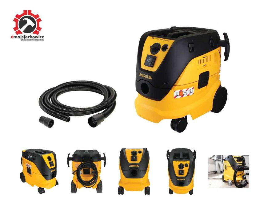 Mirka Dust Extractor 1230 L AFC Odkurzacz przemysłowy 30 l klasy L z wężem 4 m