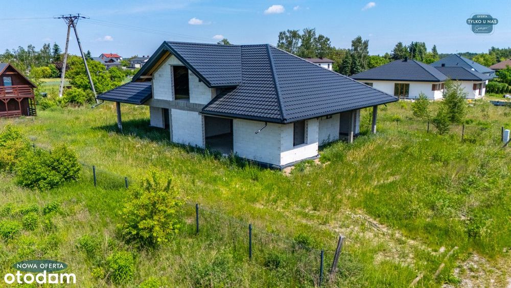 Nowoczesny dom, otwarta przestrzeń do aranżacji