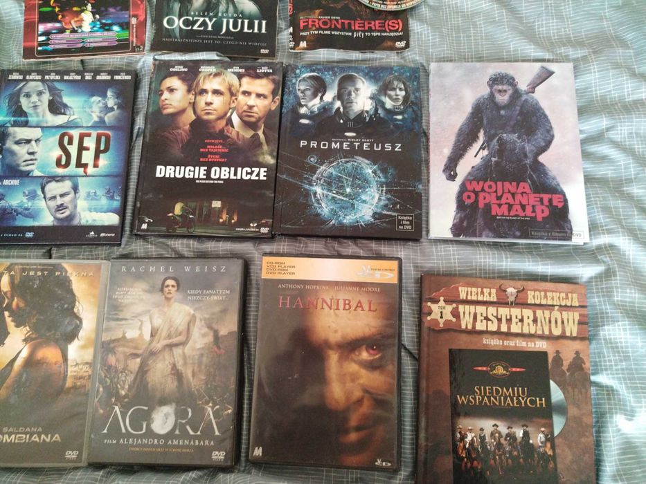 Zestaw filmów dvd