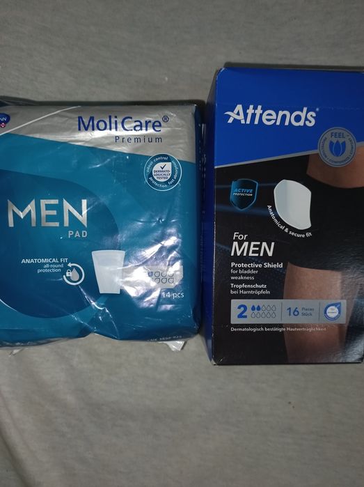 Чоловічі та жіночі урологічні прокладки