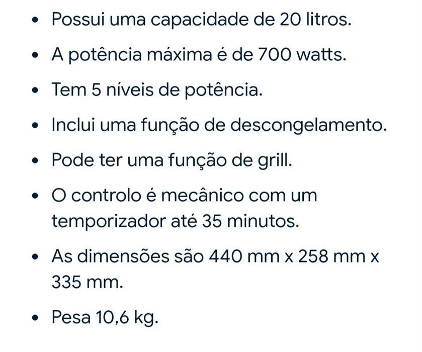 Microondas usado Koenic