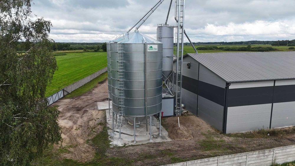 Silos Zbożowy Silosy Paszowe 110/135/155/177/220 t Nowe Producent