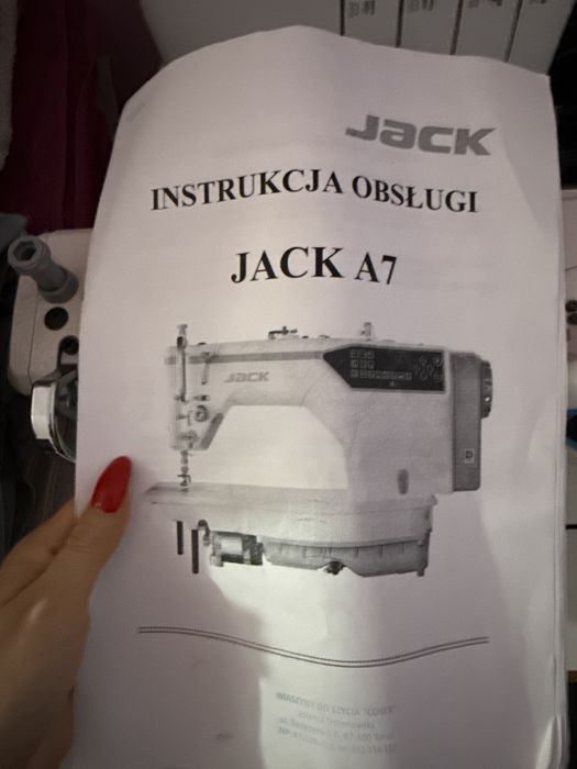 Sprzedam maszyne do szycia Jack A7 + mega duzo gratisow