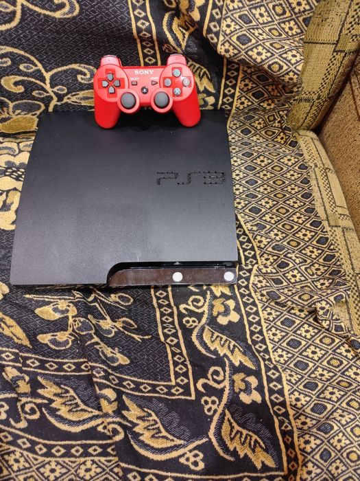 PlayStation 3 slim 1tb dysk cfw evilnat 90 gier pad