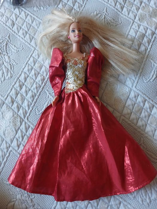 Vestido vermelho para Boneca