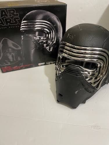 Capacete Eletrónico Kylo Ren Star Wars The Black Series (Como Novo + Caixa)