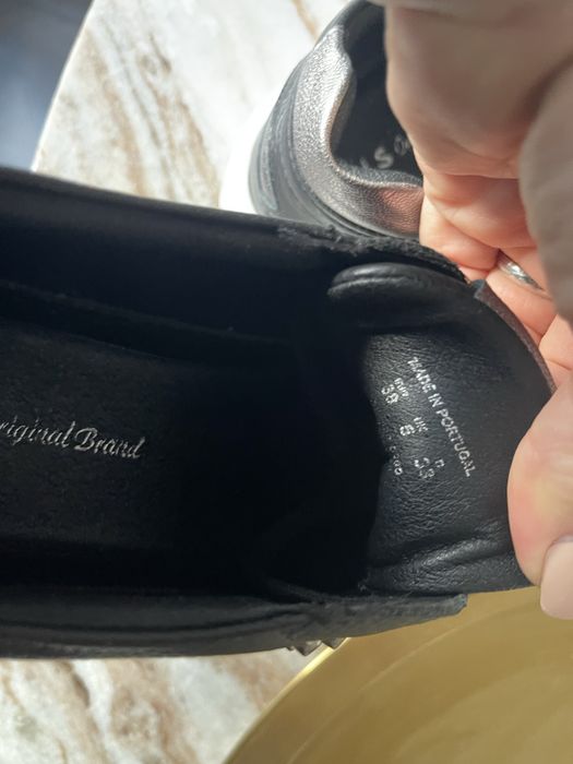 Ténis em Pele Preta SLS – Tamanho 38