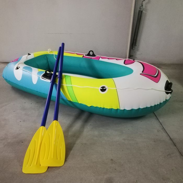 Barco insuflável Intex 1,98m ×1,17m, dos anos 90