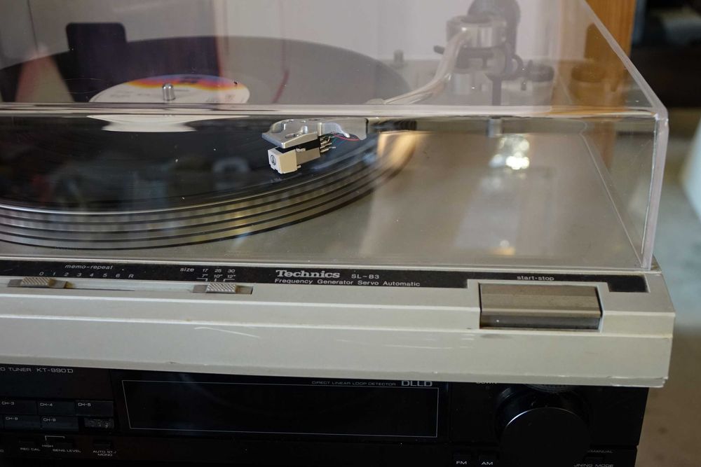 Gramofon Technics SL B 3 z nową wkładką,nowa pokrywa!