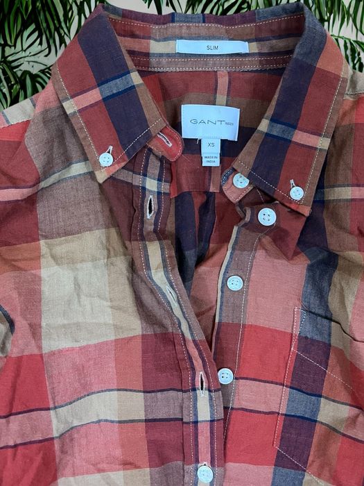 GANT Rugger roz. S damska koszula w kratkę slim