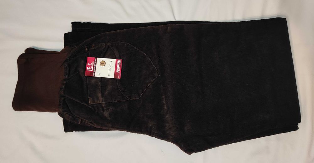 Spodnie ciążowe sztruks L