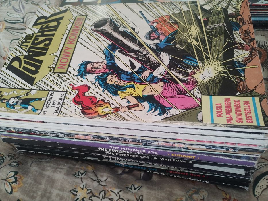 Komiksy Marvel DC (Spiderman Batman Superman X-Men Punisher i inne)