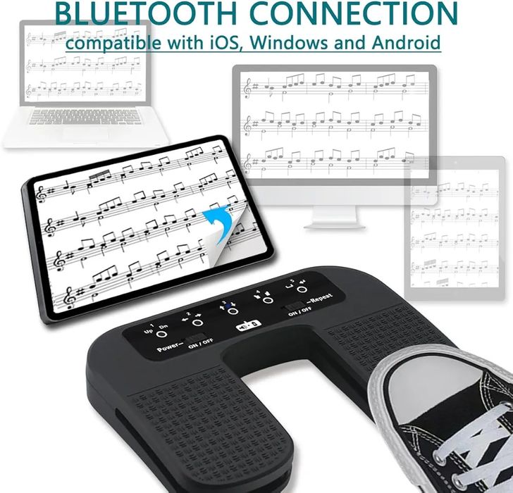 Tavsou pedał bezgłosny bluetooth to tabletów itp. p33-01 page turner