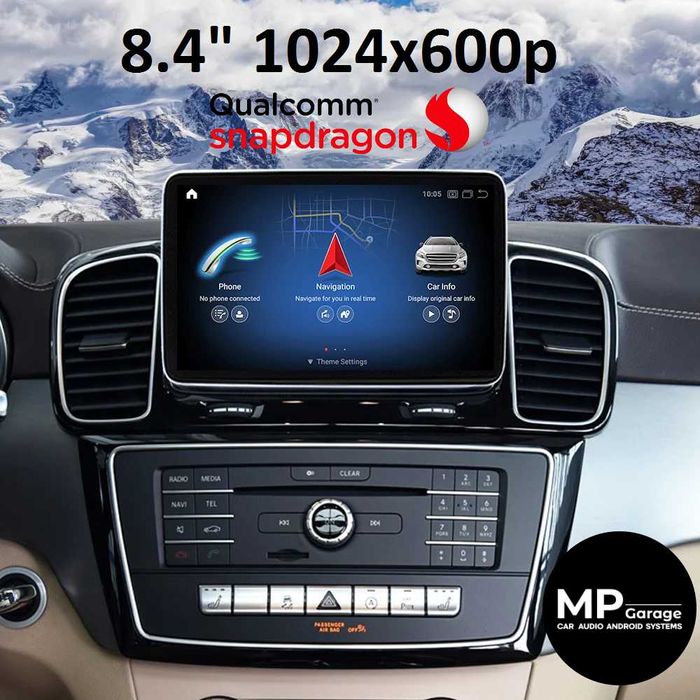 Mercedes Benz GLS / GLE stacja Android CarPlay/AndroidAuto Montaż FV