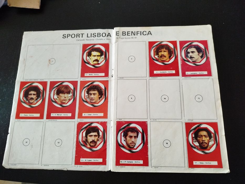 Caderneta Campeões de Futebol 81/82
