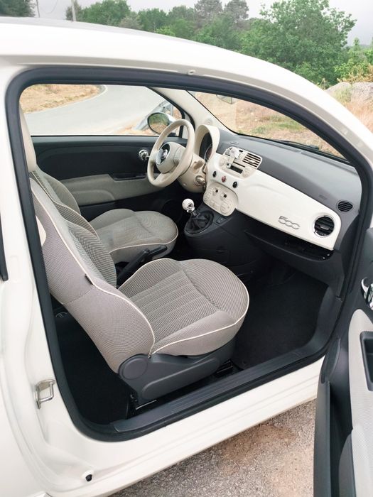 Fiat 500 1.2 Lounge 2014 | Teto Panorâmico | Impecável (128.000 km)