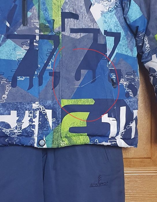 Горнолыжный костюм Snowest, зимний комбинезон, р. 134 - 140