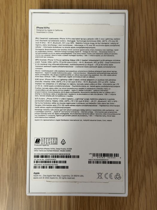 Iphone 14 Pro 512GB Deep Purple