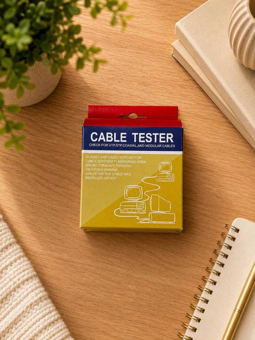 Tester Kabli Sieciowych RJ45 RJ11 LAN Telefonicznych NS-468