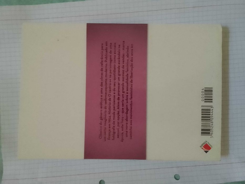 Livro "A História de O" de Pauline Reage