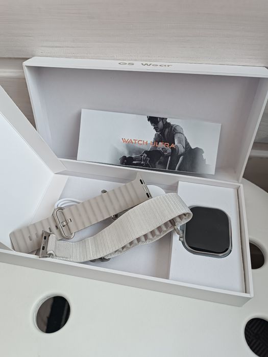 Розпродаж!!! Для школяриків!!! Смарт годинники GS Wear GS9 Ultra у розмірі 49 мм, що імітують дизайн Apple Watch Ultra.