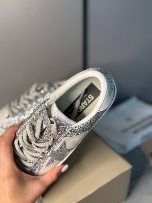 Кеди кеды голден гуз срібло кроссовки женские Golden goose