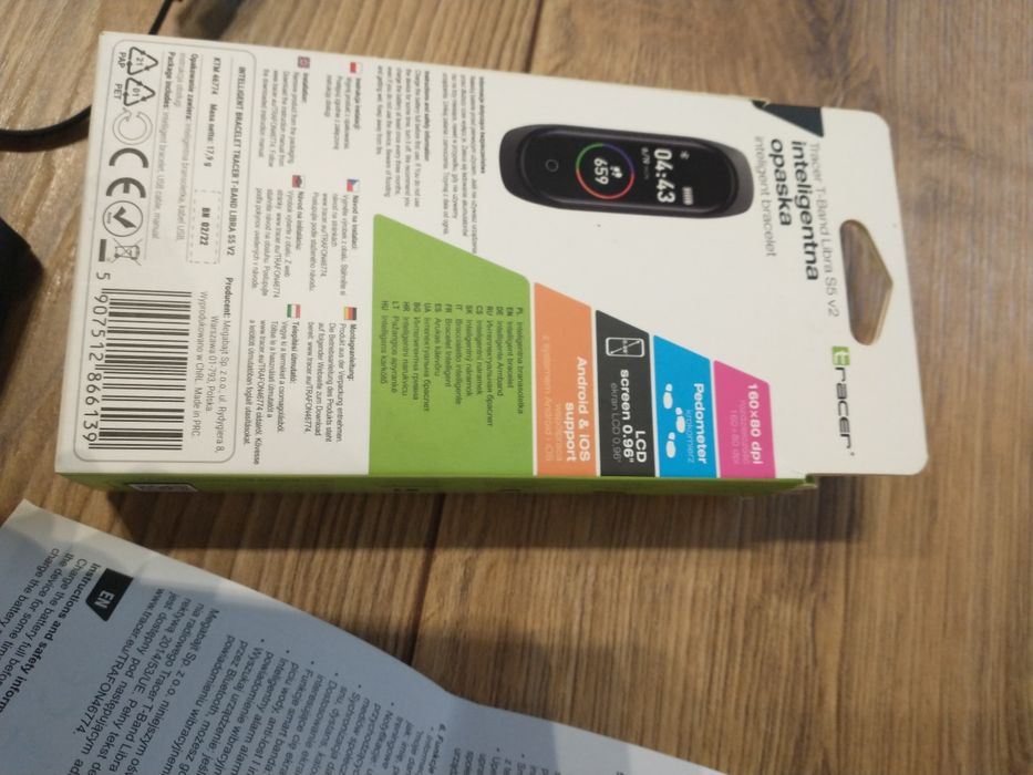 Uszkodzona inteligentna opaska Tracer T-Band Libra S5 v2