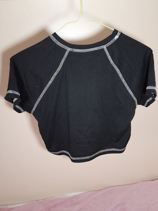 Топ з рожевим принтом