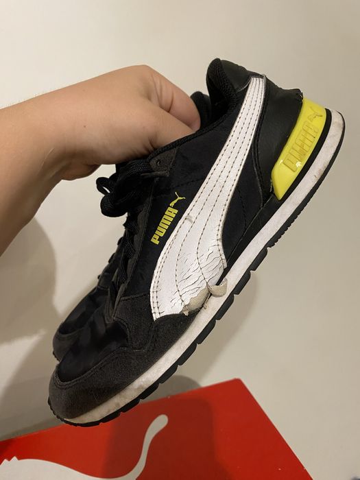 Czarno żółte buty Puma