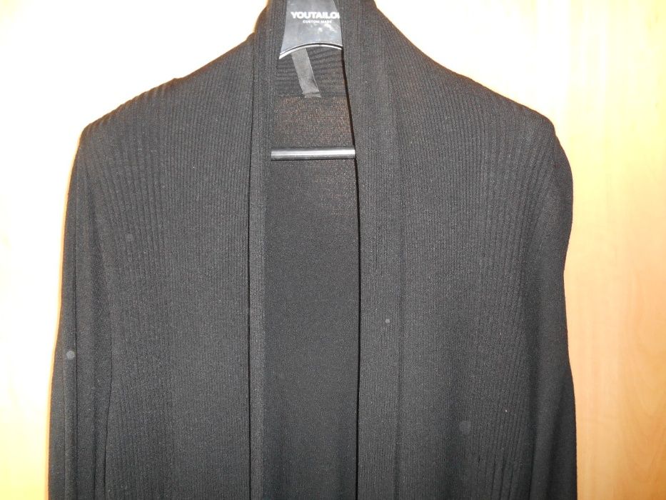 черный трикотажний кардиган 52-54 р. кофта